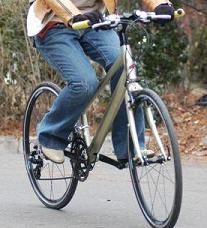 恋愛時代の自転車.JPG